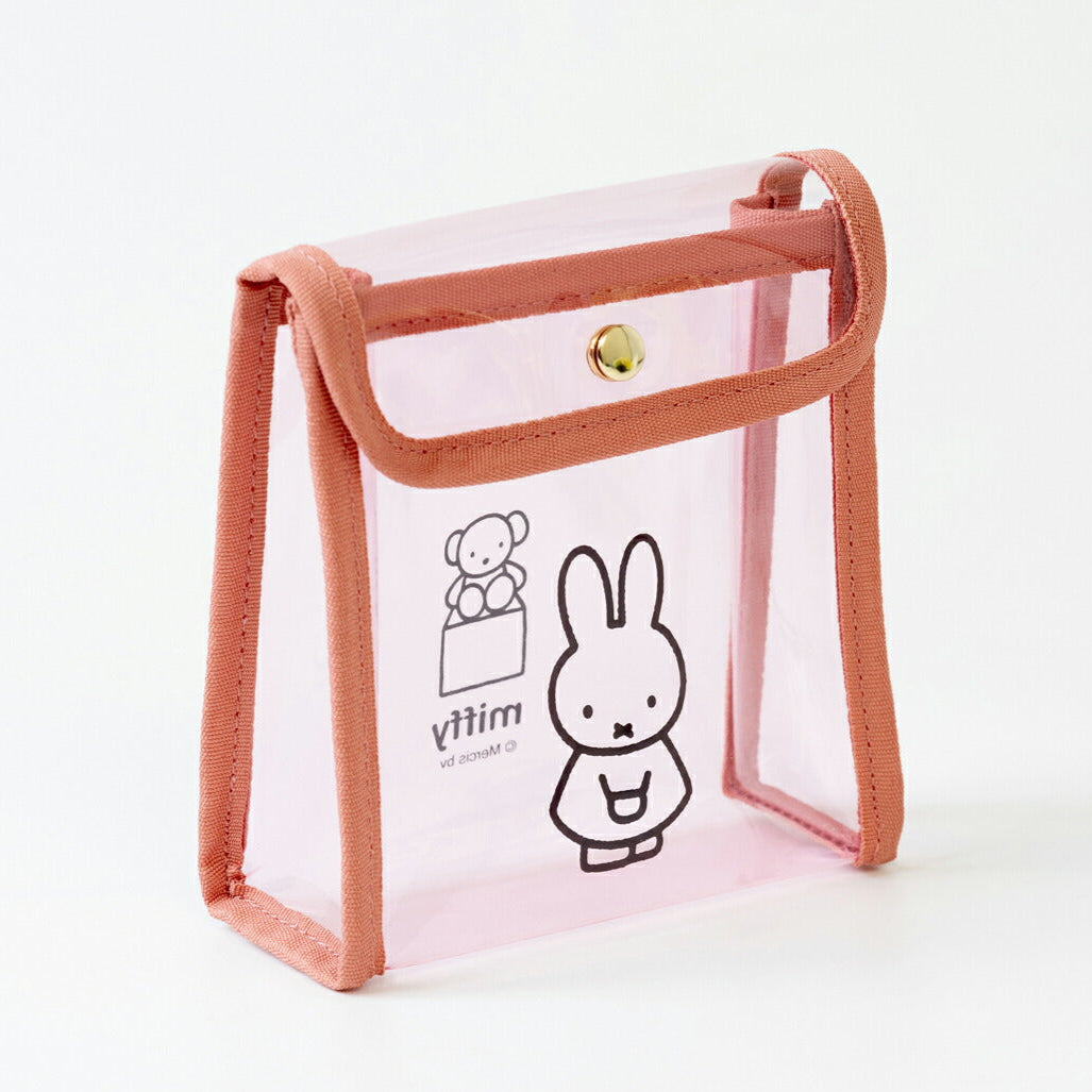 Miffy Clear Front Flap Pouch