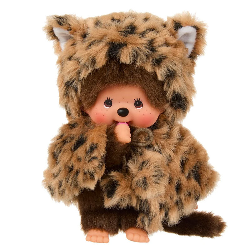 Monchhichi Girl Leopard Outfit Plush