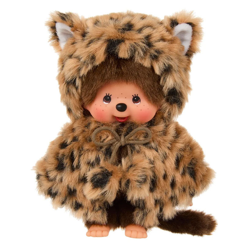 Monchhichi Girl Leopard Outfit Plush