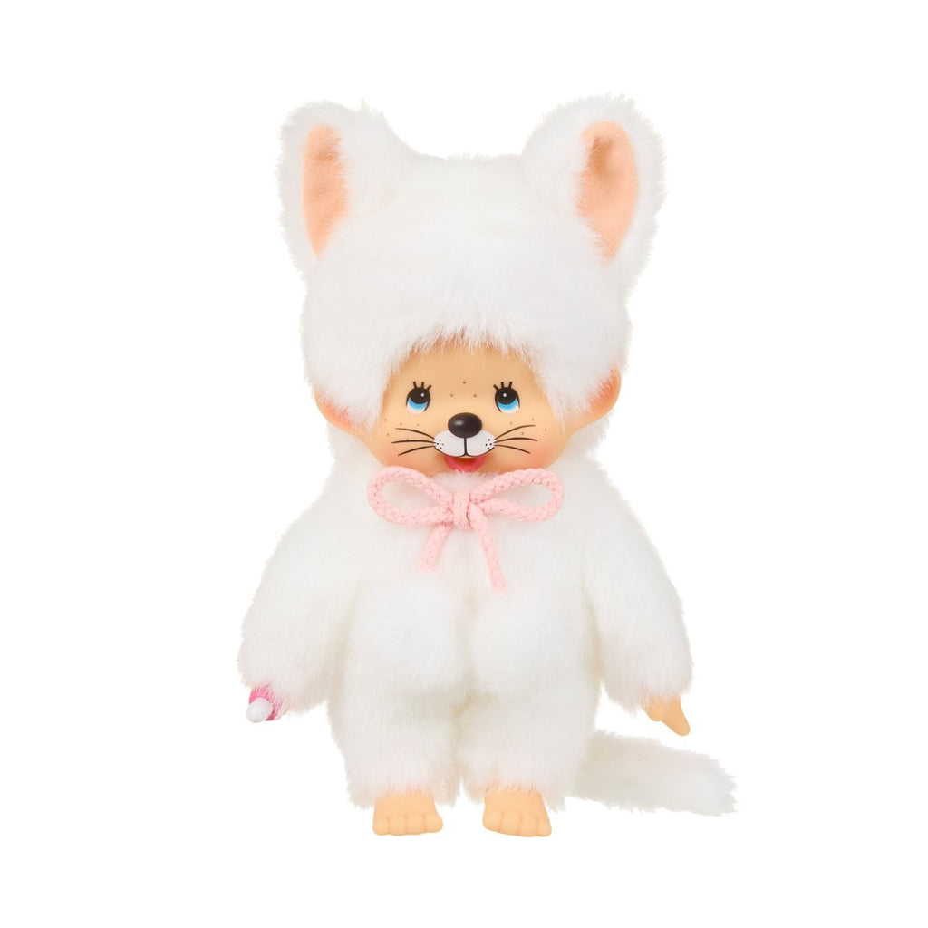 Monchhichi Girl White Cat Plush – zillymonkey