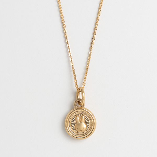 Miffy Year of the Rabbit Mini Coin Necklace Gold