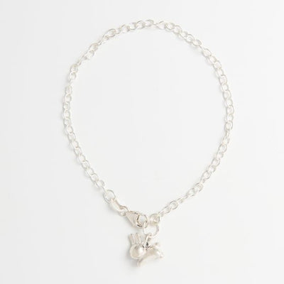 Miffy Leaping Charm Chain Bracelet Sterling Silver