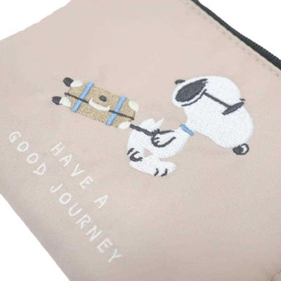 Snoopy Have a Good Journey Small Zipper Wallet
