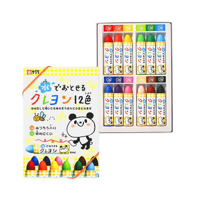 Sakura Washable Crayons 12-Colors