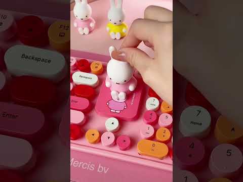 Miffy 104 Keyboard, Mouse Combo with Pad