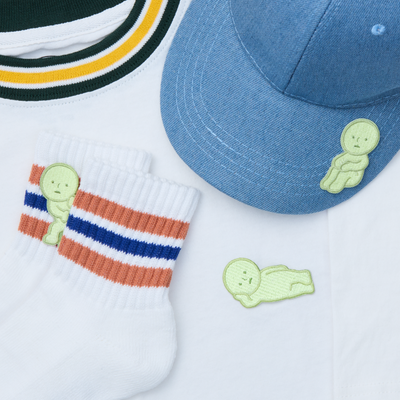 Smiski Embroidery Sticker