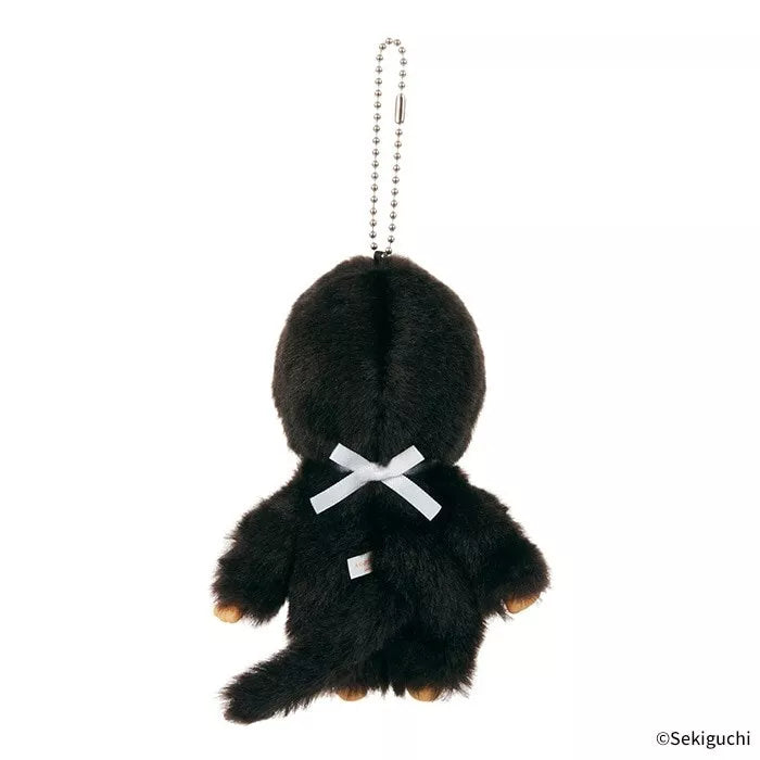 Monchhichi Happy Color Black & White Bag Charm – zillymonkey Monchhichi Happy Color Black & White Bag Charm – zillymonkey