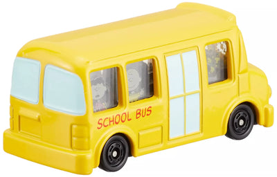 Dream Tomica Mini Car - Snoopy School Bus No.154