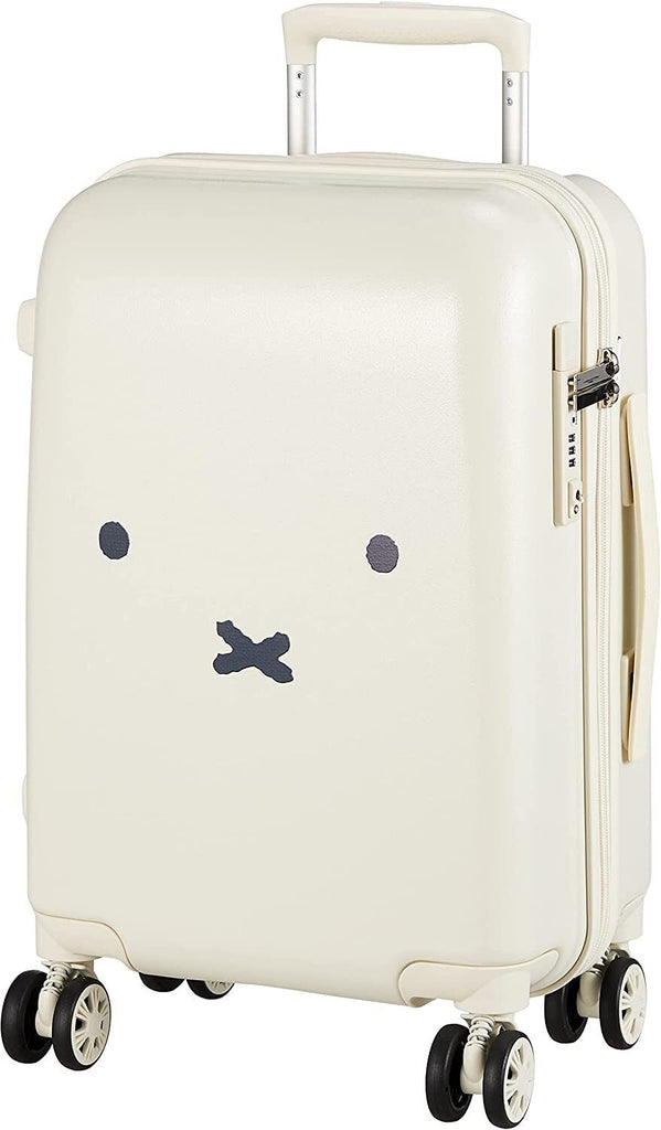 【ミッフィー】スーツケース（ホワイト） ミッフィー miffy スーツケース キャリーケース 35L フェイス