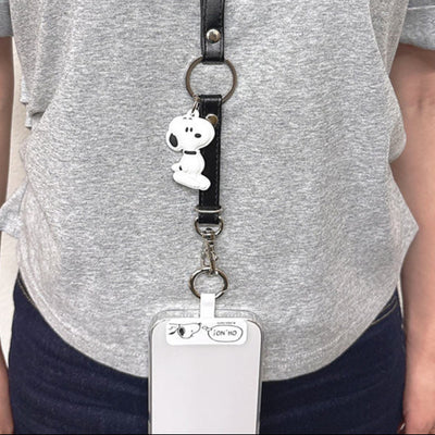 Snoopy Neck and Wrist Strap Phone Holder