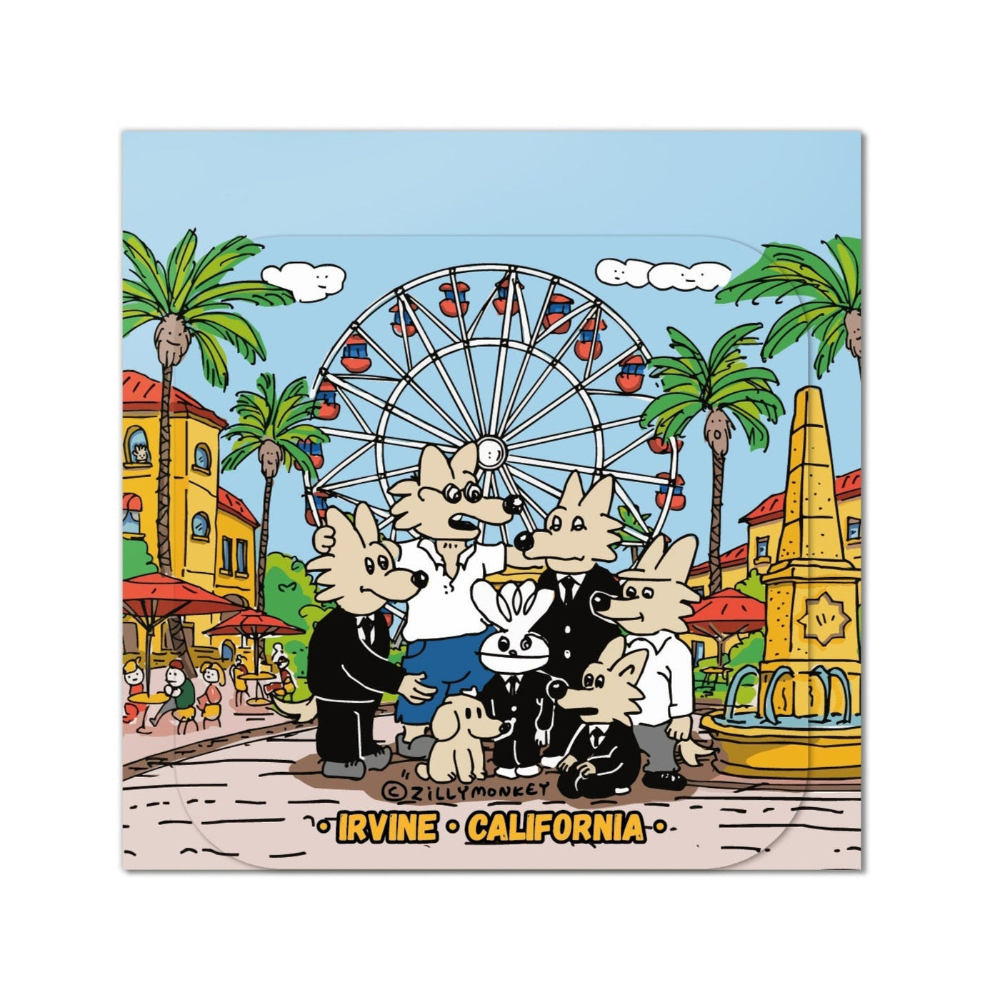 Civic Slicks Irvine Sticker