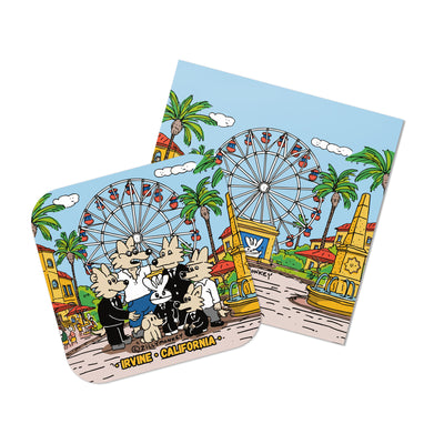 ZillyTales Sticker - Irvine Coyotes At Ferris Wheel