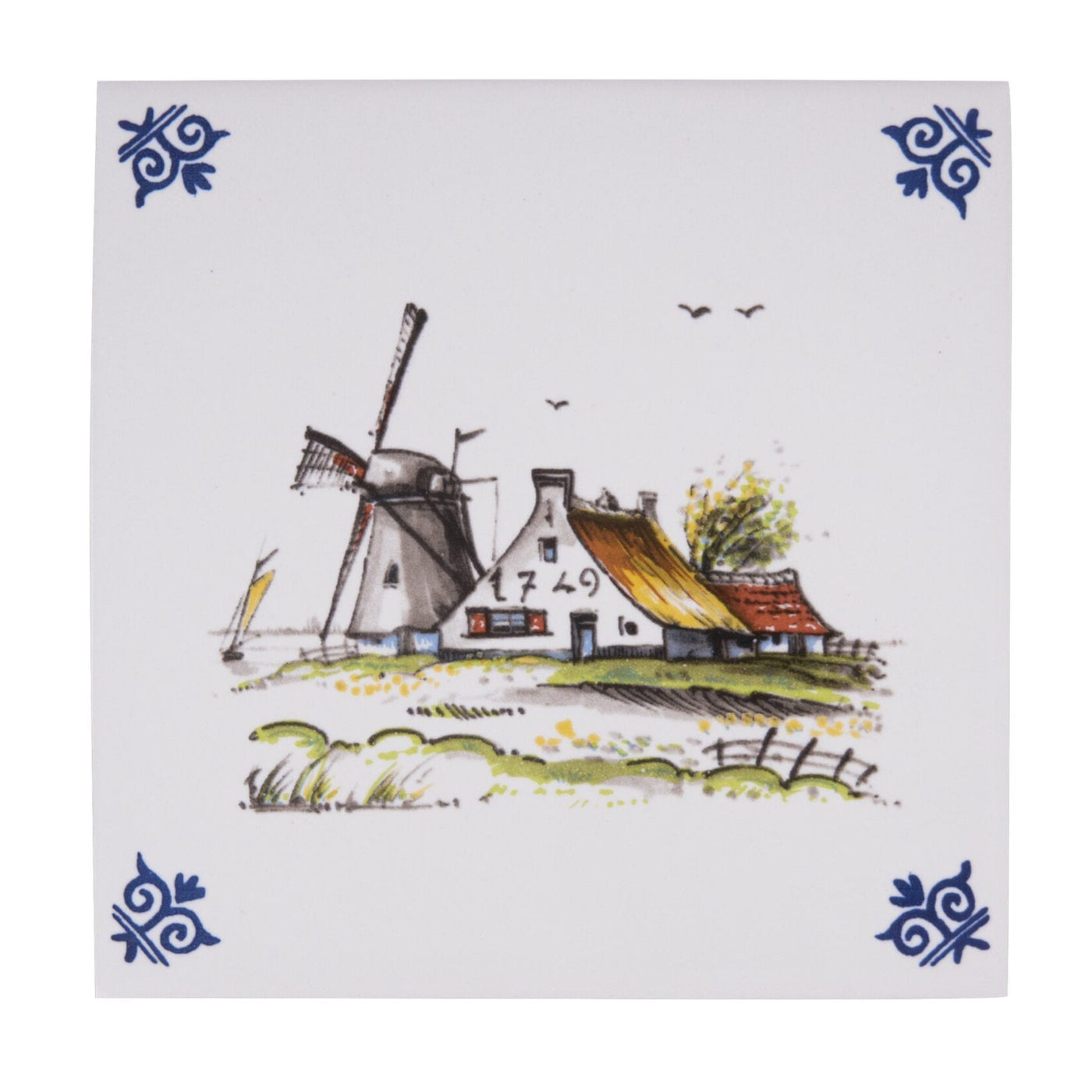 Tile Windmill (806) Delft Blue by Royal Delft
