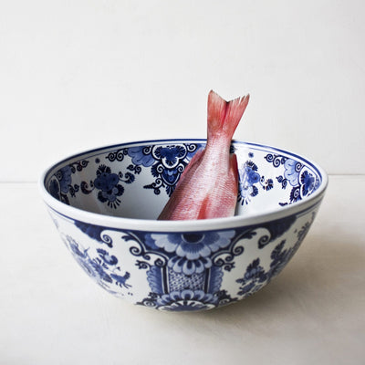 Cupboard Bowl Hand-Painted