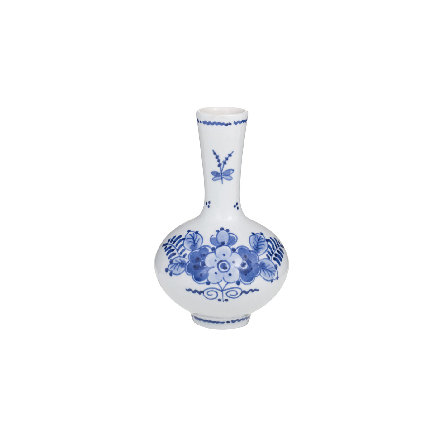 Delft Blue Hand-Painted Small Vase