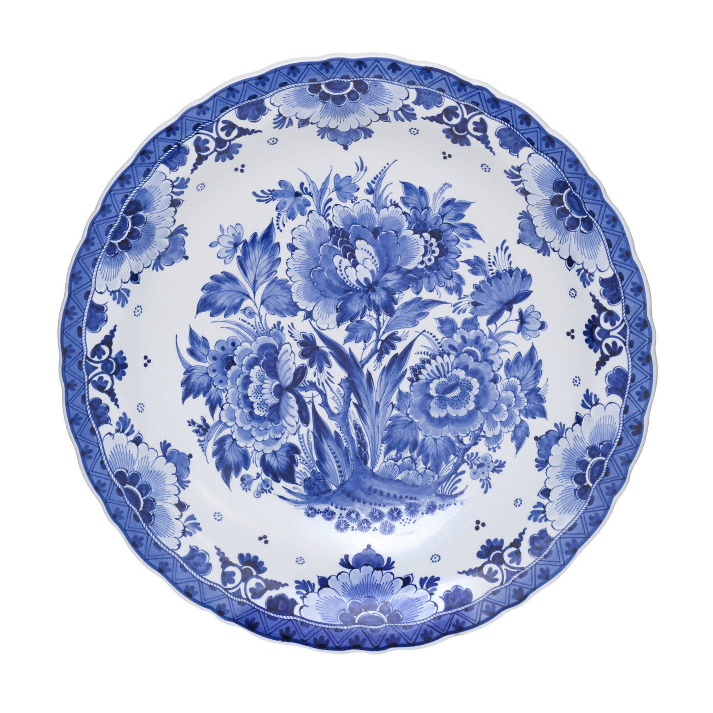Plate Flower (2000) Hand-Painted by Royal Delft