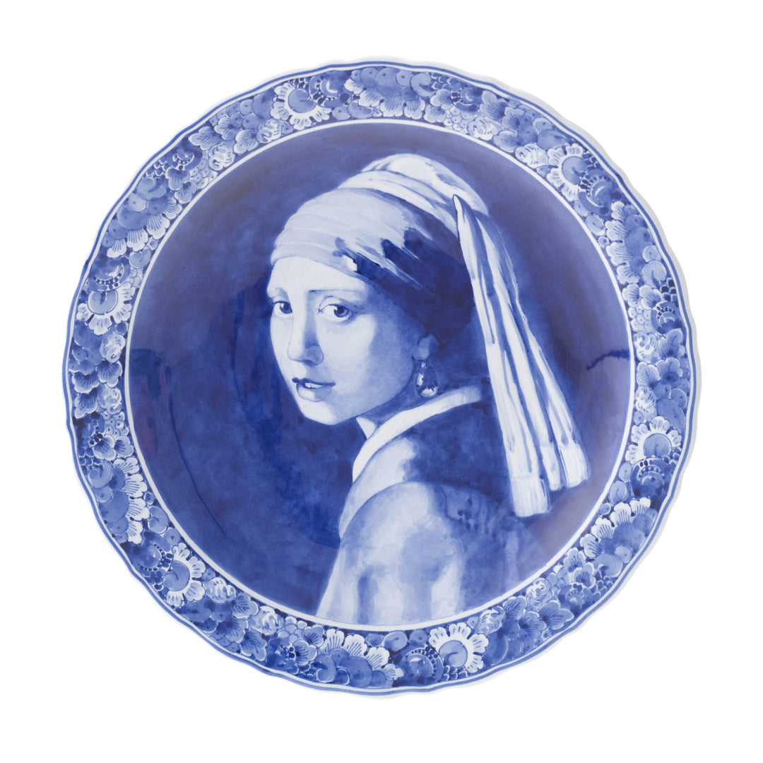 Royal Delft Plate Vermeer Girl Pearl Earring Hand-Painted zillymonkey
