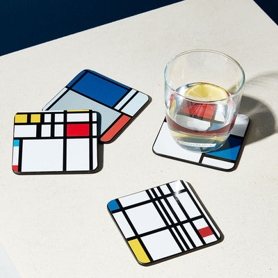 Mondrian Coasters (Set of 4) by MoMA