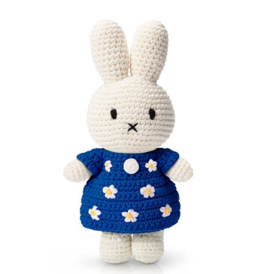 Crocheted Miffy Little Flower Dress Blue