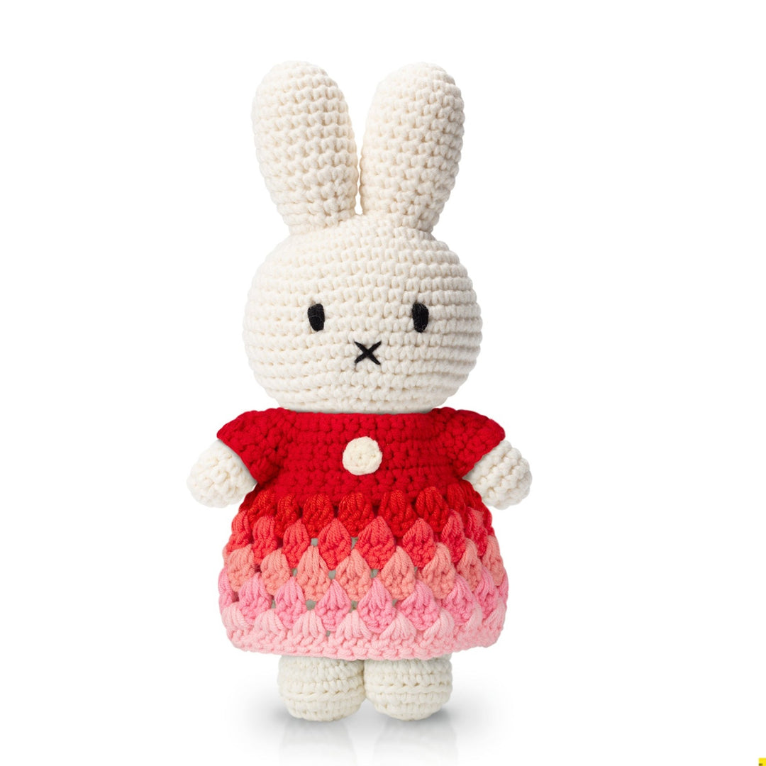 Crocheted Miffy with Rainbow Dress by Just Dutch | zillymonkey