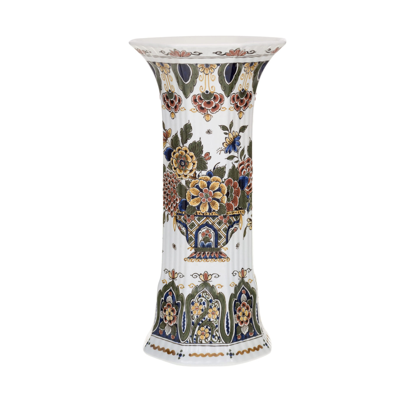 Delft Polychrome Vase (3000) Hand-Painted