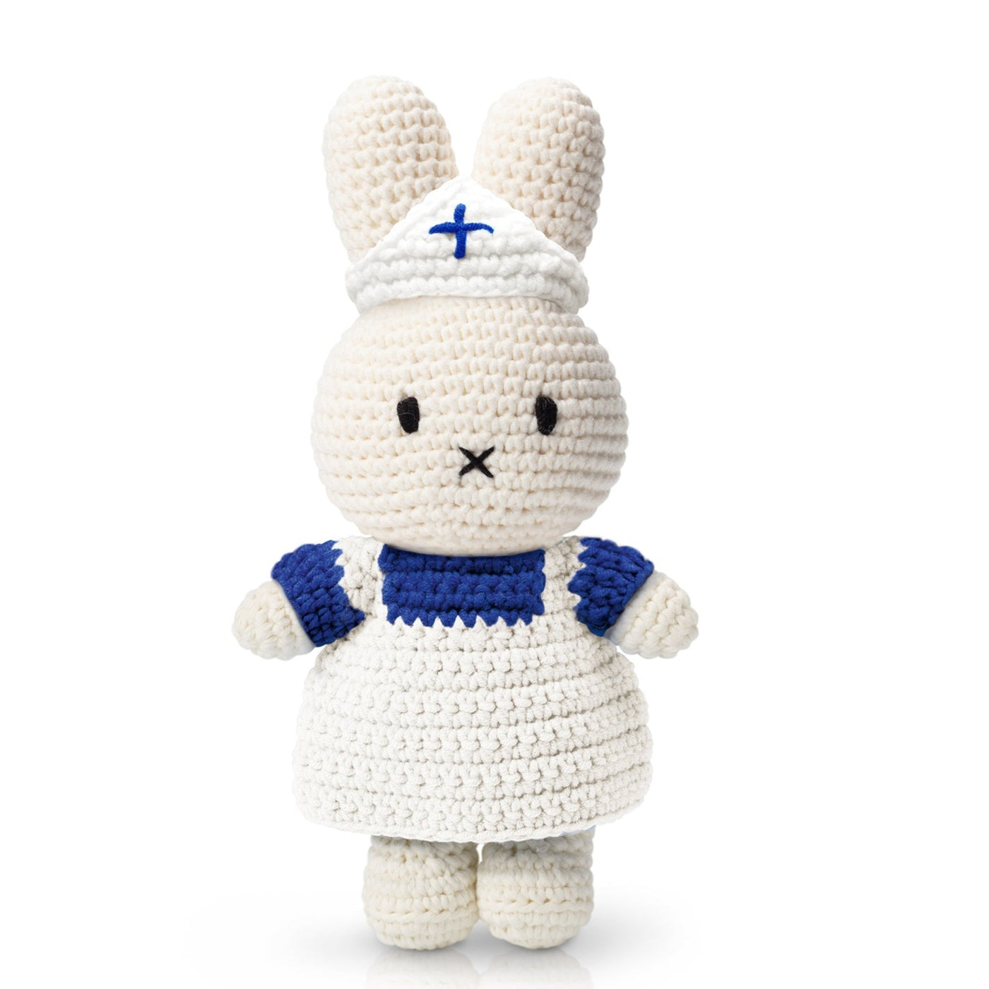 Crocheted Miffy Roleplay White Uniform Nurse