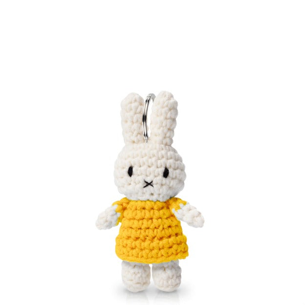 Crocheted Miffy Keychain Yellow