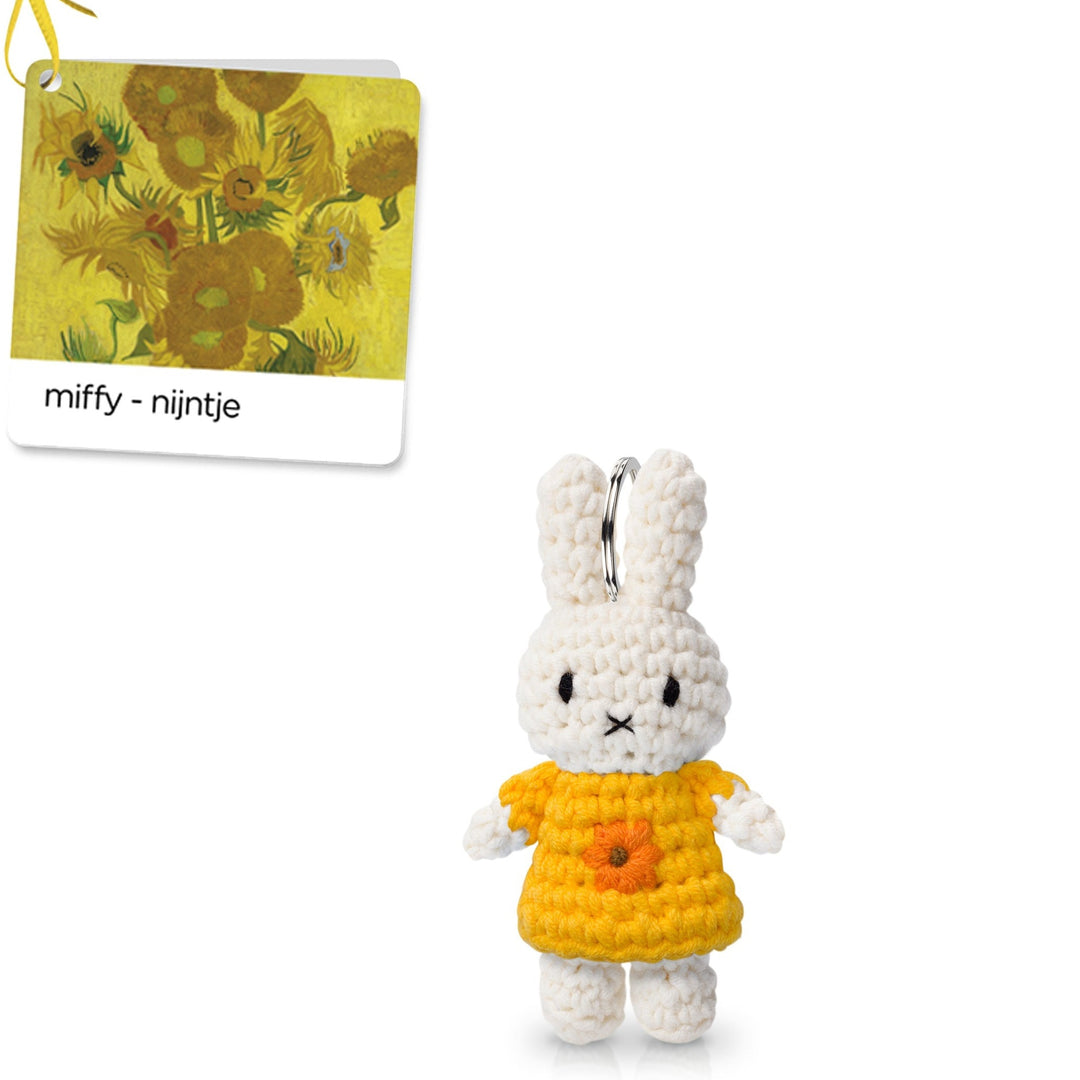 Miffy Keychain Sunflower Van Gogh by Just Dutch | zillymonkey