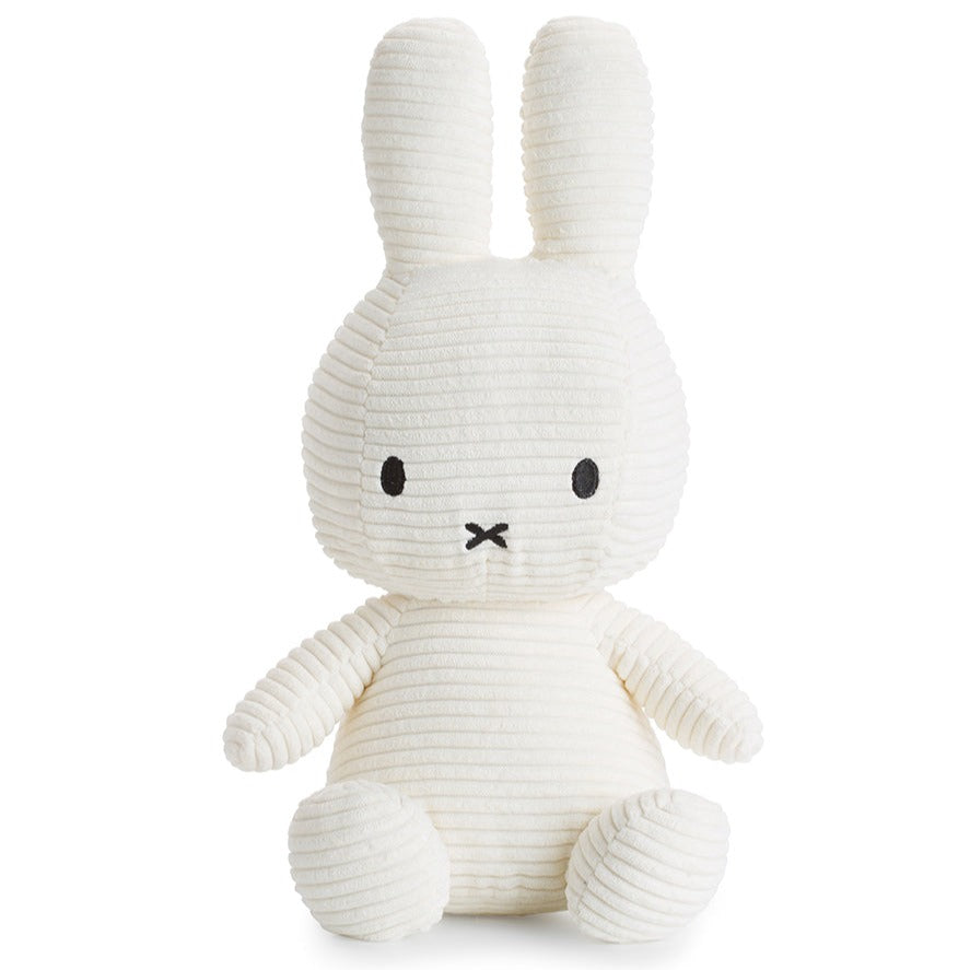 Miffy Sitting Corduroy Plush Offwhite