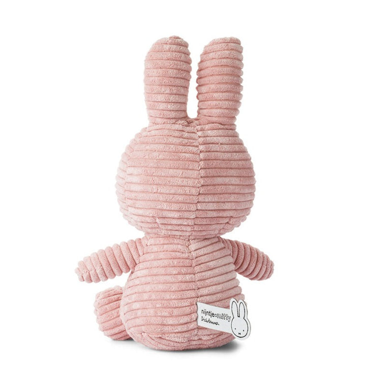 Miffy Sitting Corduroy Plush Pink by Bon Ton Toys | zillymonkey
