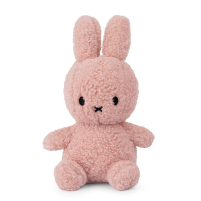 Miffy Sitting Fluffy Teddy Plush Pink
