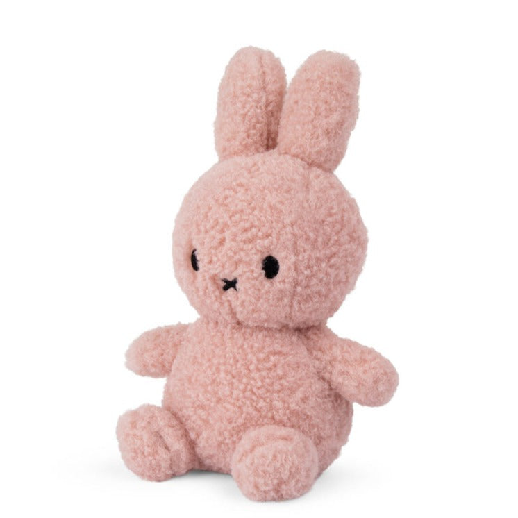 Miffy Sitting Fluffy Teddy Plush Pink