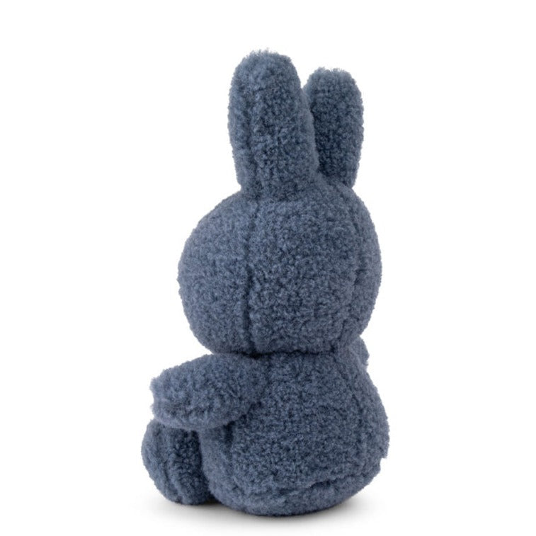 Miffy Sitting Fluffy Teddy Plush Blue