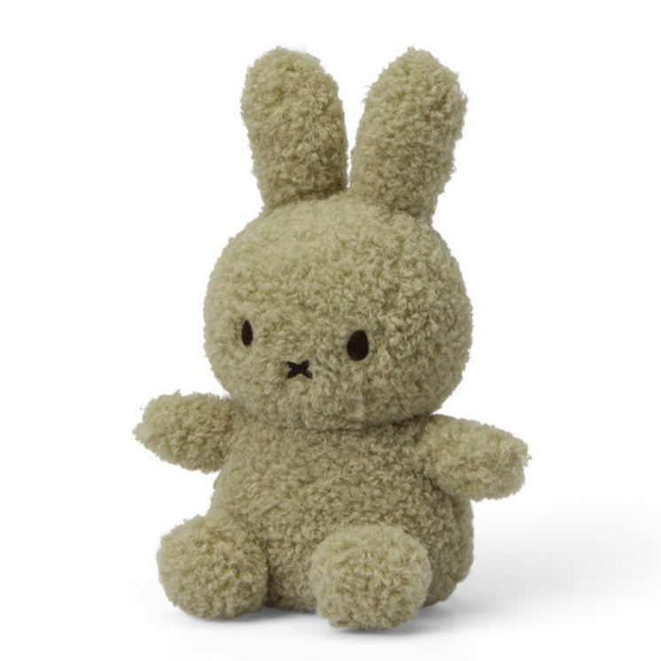 fluffy teddy＊仔うさぎ。 Miffy Sitting Fluffy Teddy Geeen by Bon Ton Toys | zillymonkey