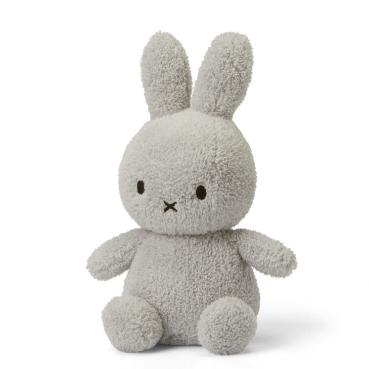 Miffy Sitting Teddy Light Grey by Bon Ton Toys | zillymonkey