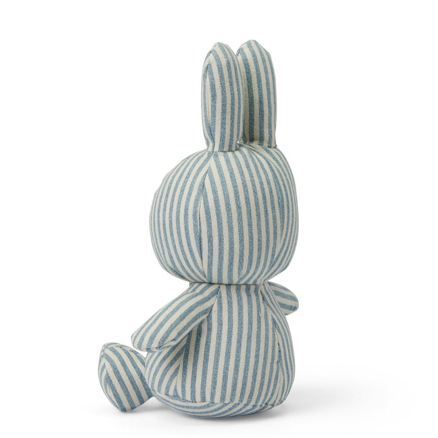 Miffy Sitting Denim Stripe Plush