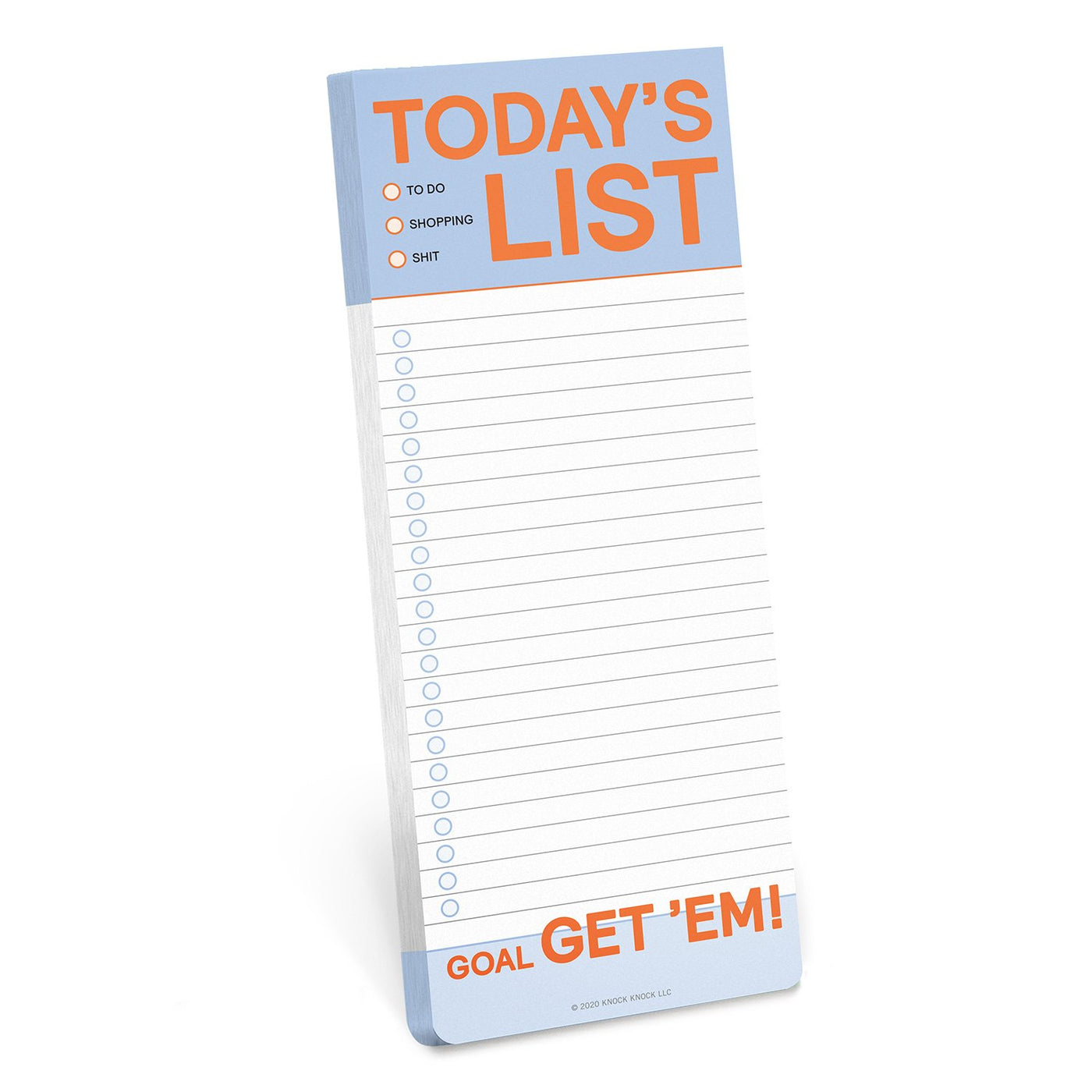 Today’s List Make-a-List Pad by Knock Knock