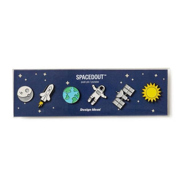 Spaced Out Pushpins Set by Design Ideas