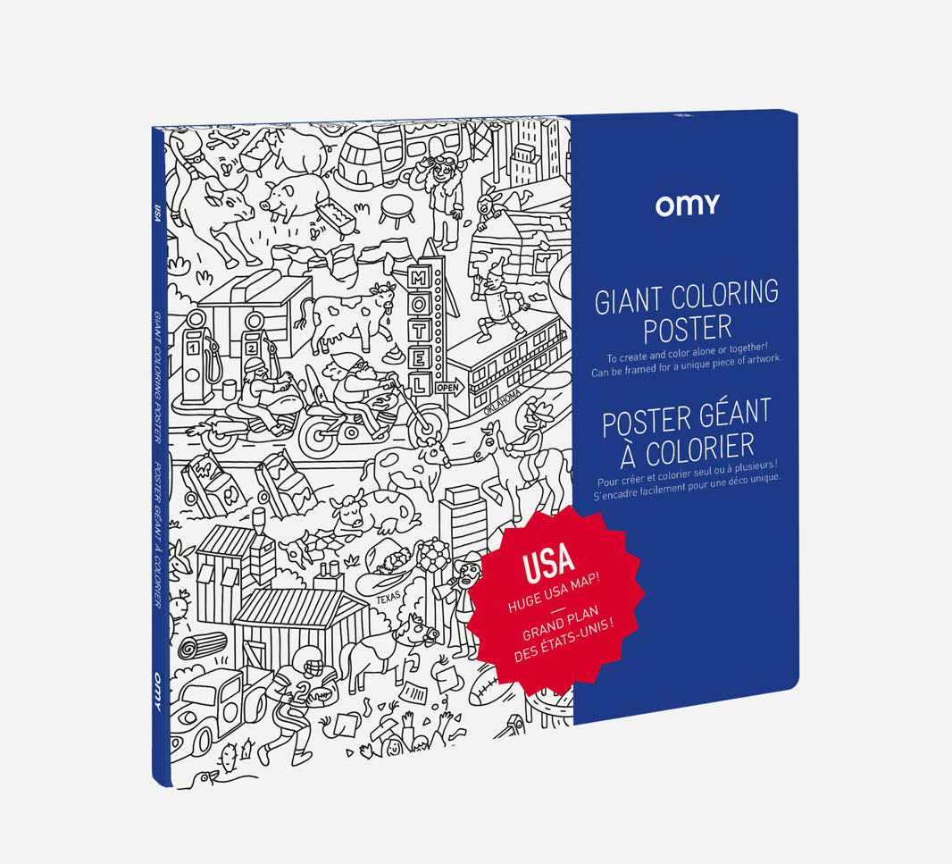 Giant Coloring Poster - USA