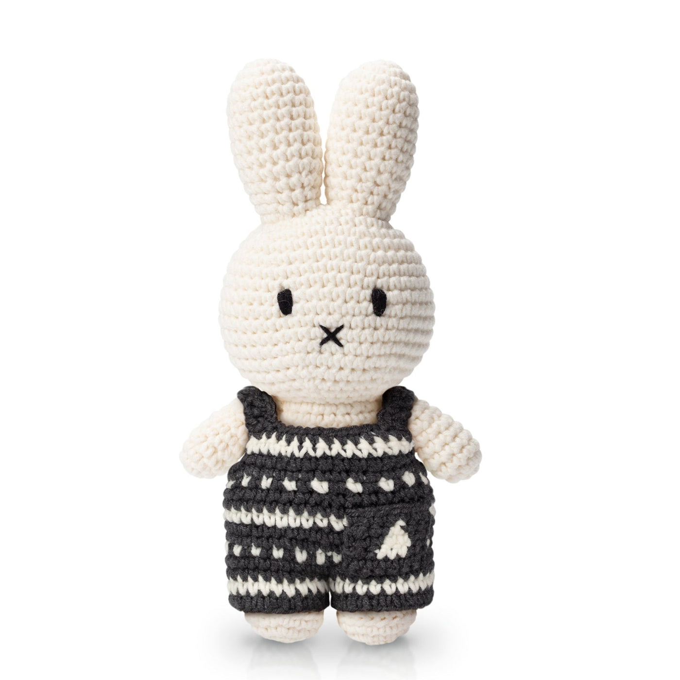 Crocheted Miffy in Nordic Overall Jumpsuit