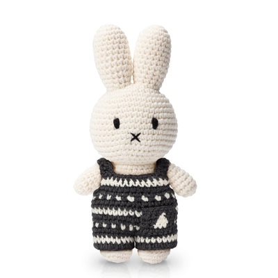 Crocheted Miffy in Nordic Overall Jumpsuit