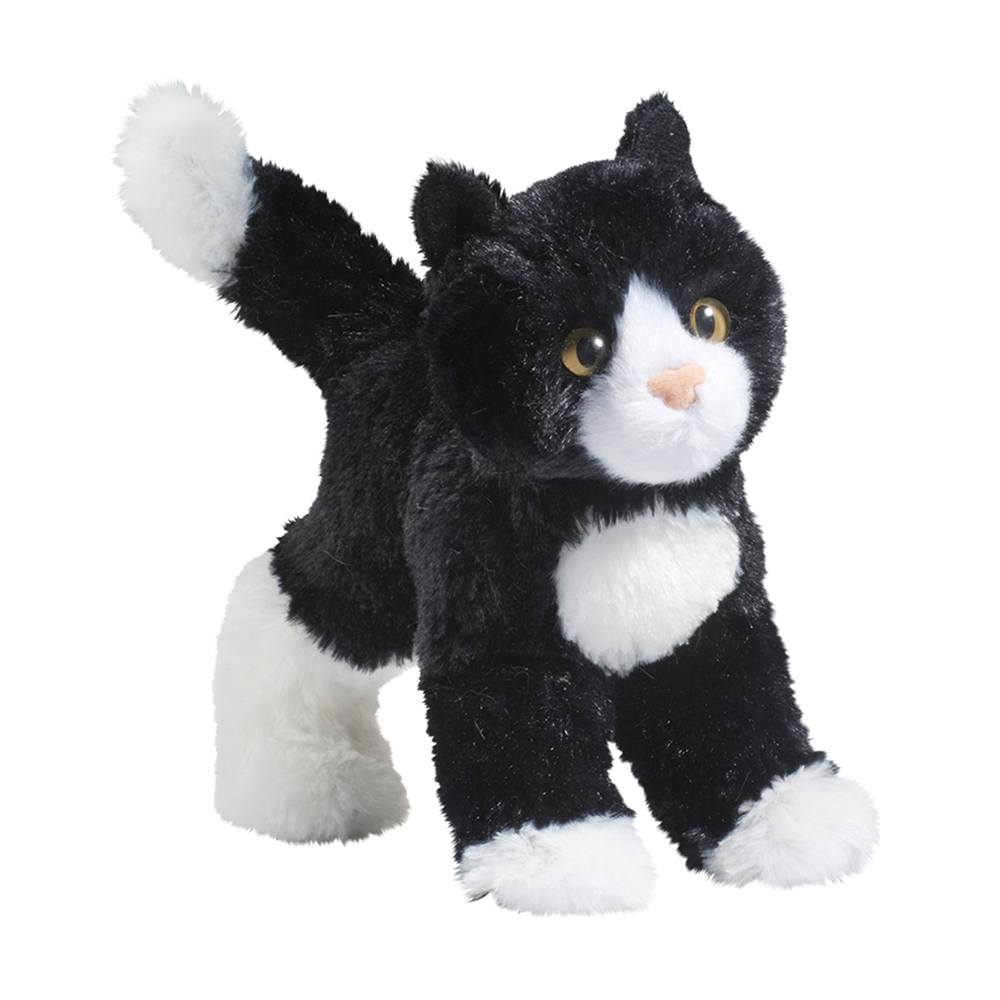 Snippy Black & White Cat by Douglas Toy