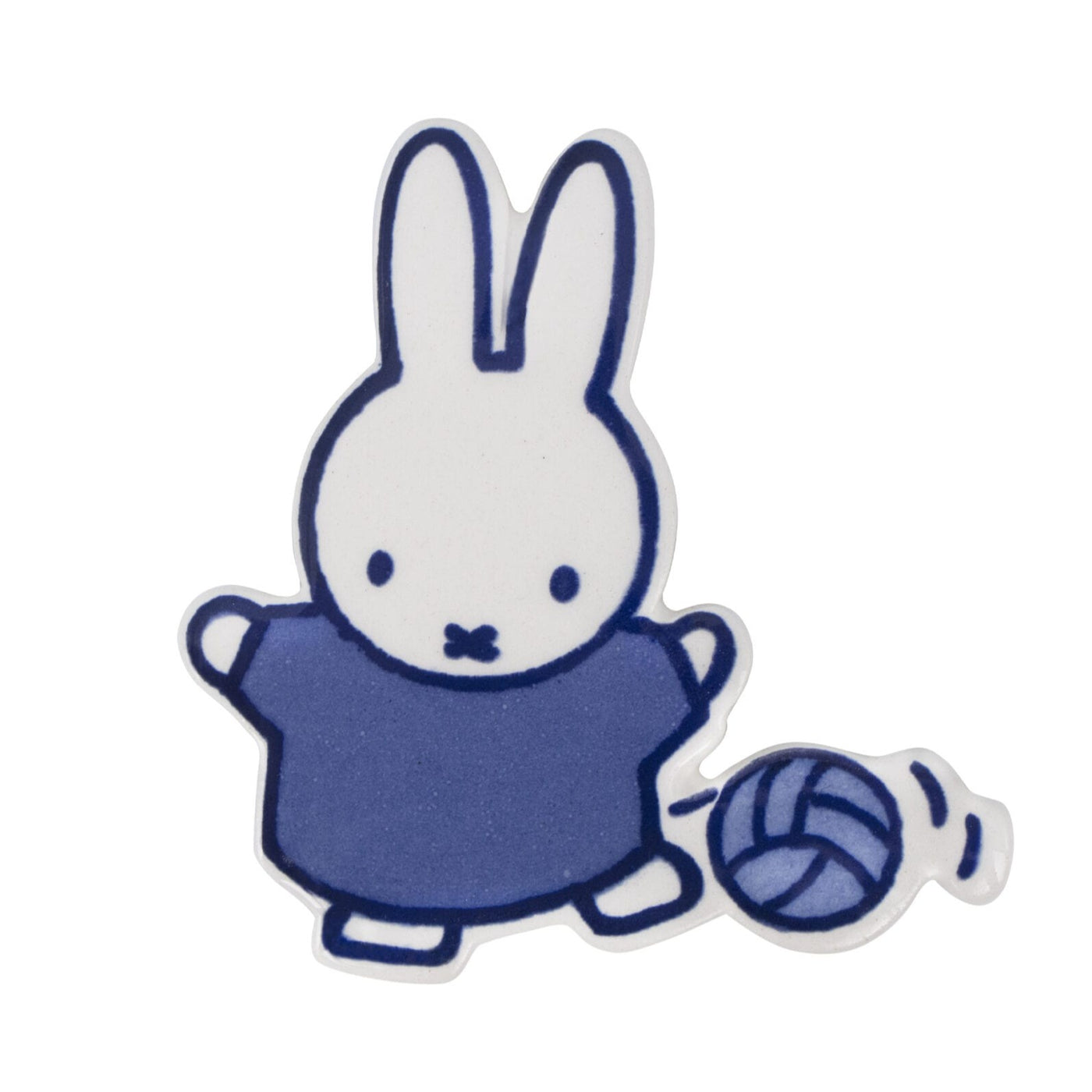 Magnet Miffy Football Delft Blue by Royal Delft