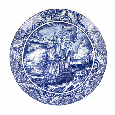 Easter Island Decorative Plate by Royal Delft