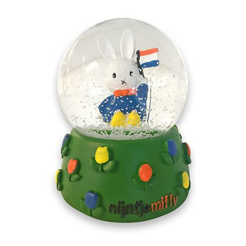 Miffy with Dutch Flag Snow Globe
