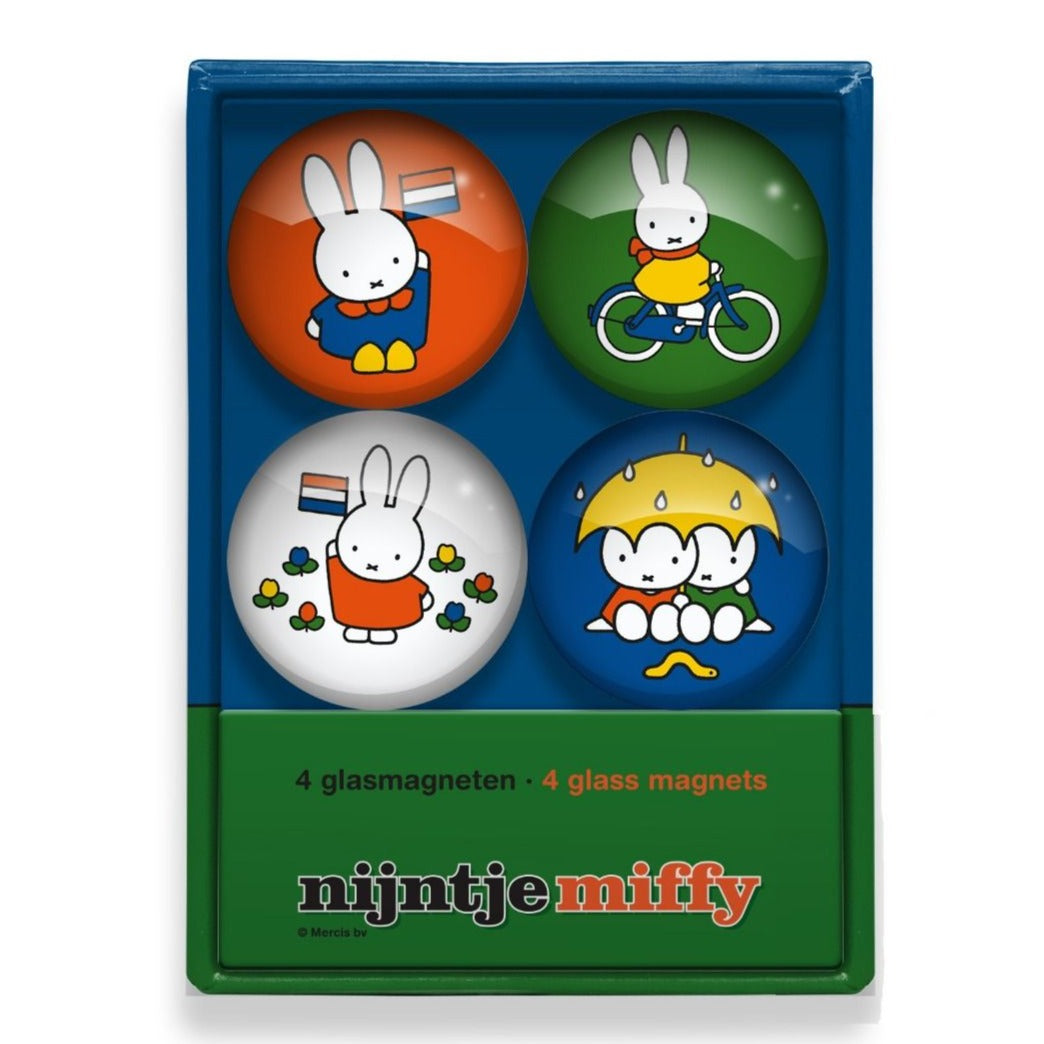 Miffy Four Glass Magnet Gift Box Set