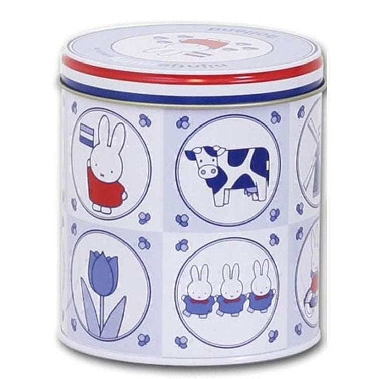 Miffy Delft Blue Cookie Tin Container