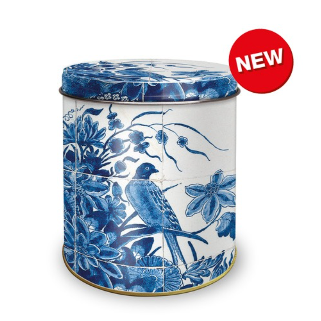 Blue Delft Cookie Tin Container