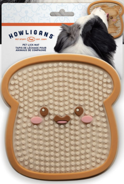 Howligans Dog Lick Mat Toast by Fred & Friends