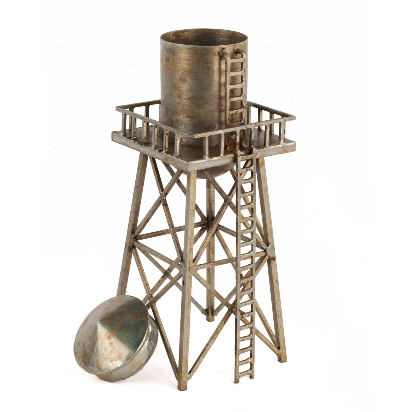 Water Tower Decorative Container
